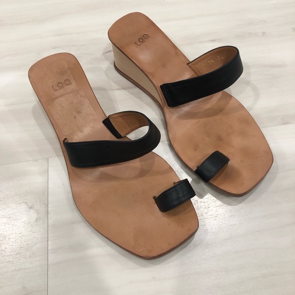 LOQ CADIZ WEDGE SANDAL - Picture 2 of 7